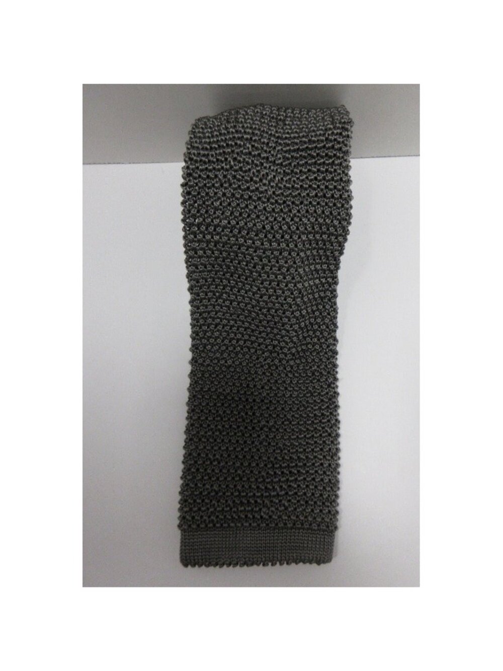 Ralph Lauren Purple Label Neck Tie Silk Square Tip Knit Made In Italy